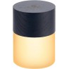 Lampe d'ambiance Lemelia rechargeable - Bois de frêne noir