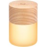 Lampe d'ambiance Lemelia rechargeable - Bois de frêne blanc