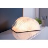 Grande Lampe livre - Bois noyer