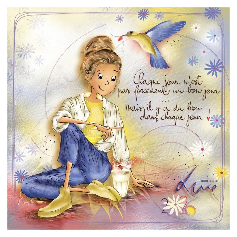 Calendrier 2026 Mon amie Luce - Chaque jour n'est pas forcément un bon jour mais il y a du bon dans chaque jour ! Calendrier 2026 Mon amie Luce - Chaque jour n'est pas forcément un bon jour mais il y a du bon dans chaque jour !