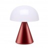 Lampe de table Mina L - Rouge foncé