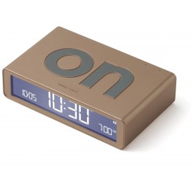 Réveil Flip Classic - Doré
