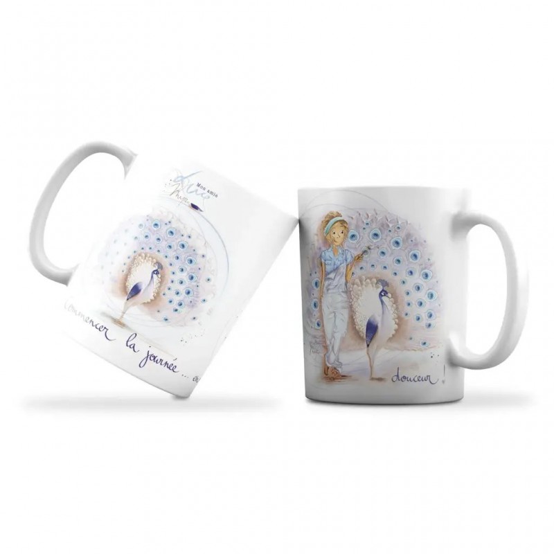 Mug Mon Amie Luce - Commencer la journée en douceur