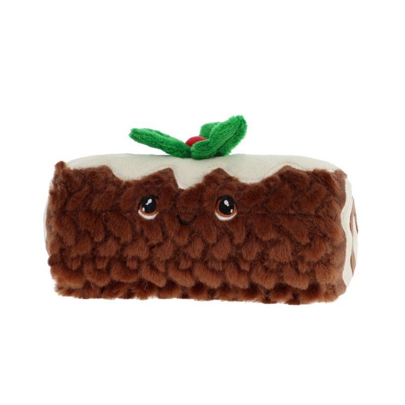 Peluche Bûche de Noël