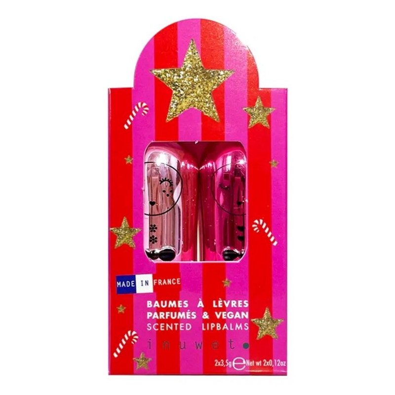 Coffret duo baumes à lèvres inuwet - Etoile