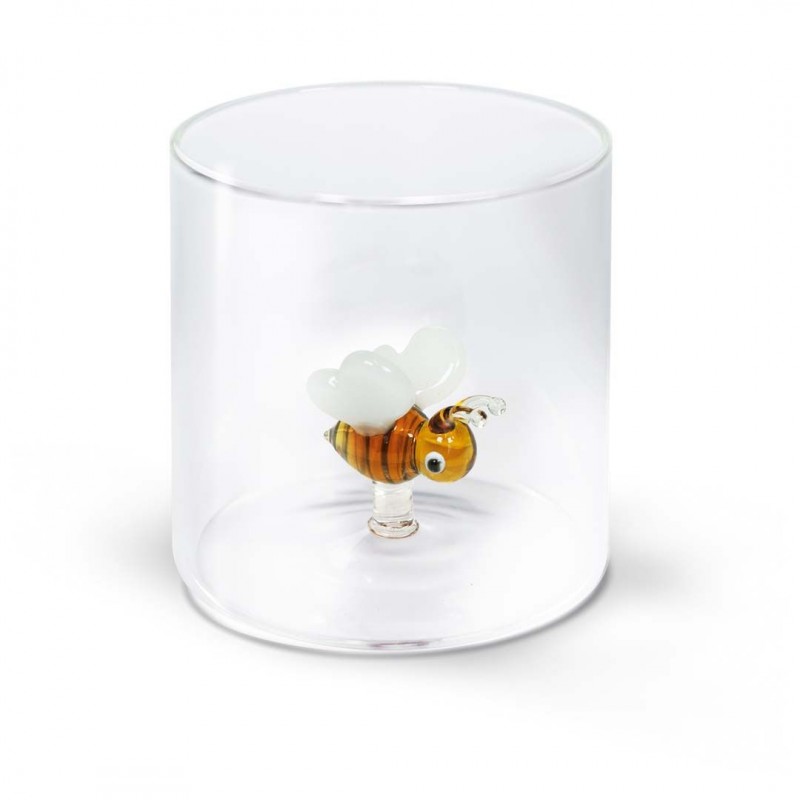 Verre à eau - Abeille