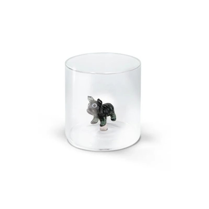 Verre à eau - Bulldog français