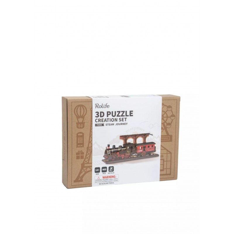 Puzzle 3D - Voyage à vapeur