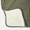 Poncho en Teddy - Vert forêt