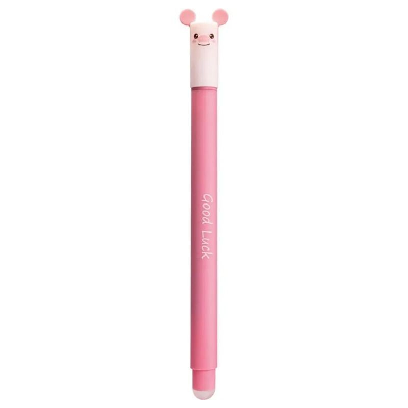 Stylo gel effaçable - Cochon