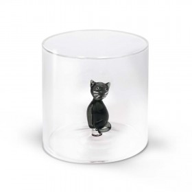 Verre à eau - Chat