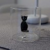 Verre à eau - Chat