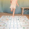 Play and Go - Tapis puzzle EVA marelle/ ligné
