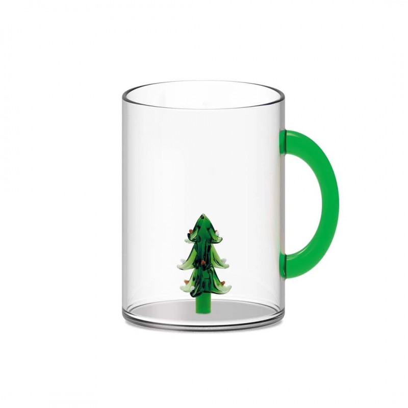 Mug en verre - Sapin