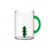 Mug en verre - Sapin