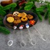 Set de 4 cuillères avec décorations de Noël 3