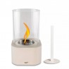 Cheminée de table au bioéthanol - Blanc