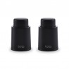 Lot de 2 bouchons hermétiques pour vin
