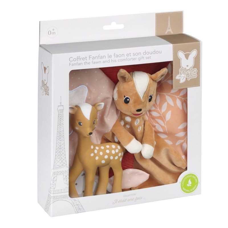 Sophie la girafe - Coffret Fanfan le faon et son doudou