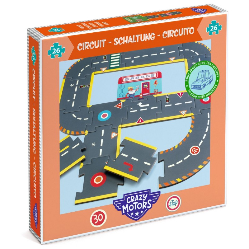 Crazy Motor - Puzzle circuit 26 pièces