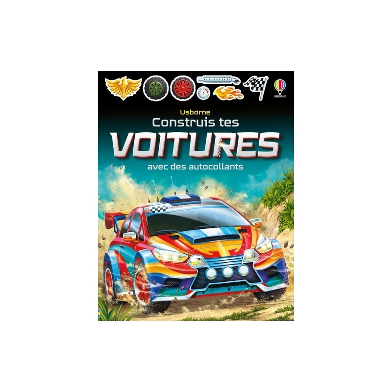 Construis tes voitures avec des autocollants - Dès 5 ans