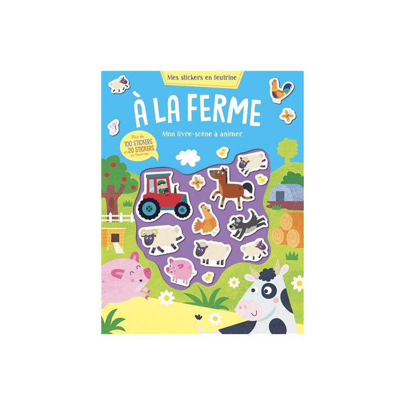 A la ferme : mon livre-scène à animer