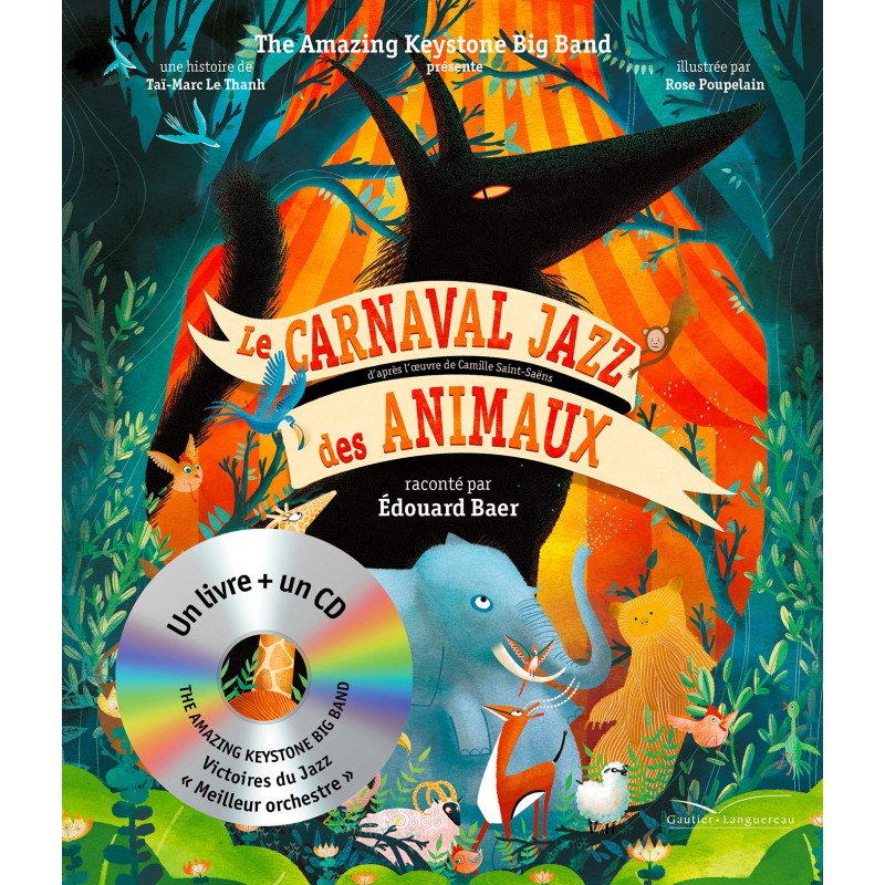 Le carnaval jazz des animaux - Livre CD
