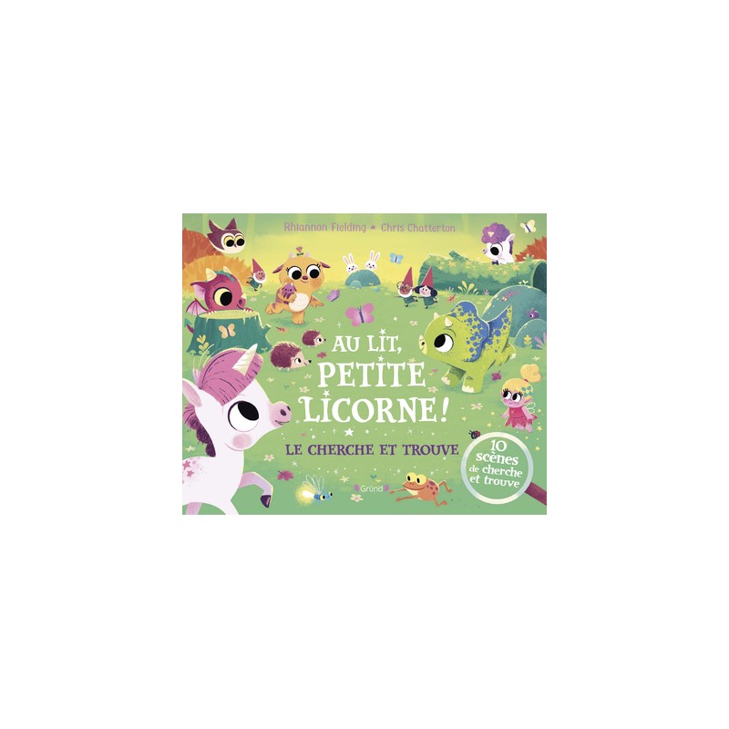 Au lit, petite licorne ! Le cherche-et-trouve