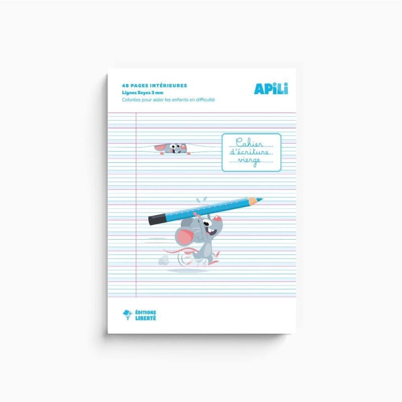 Apili - Cahier d'écriture vierge