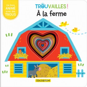 A la ferme - Livre à trous...