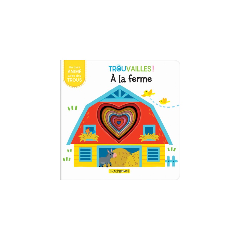 A la ferme - Livre à trous dès 18 mois