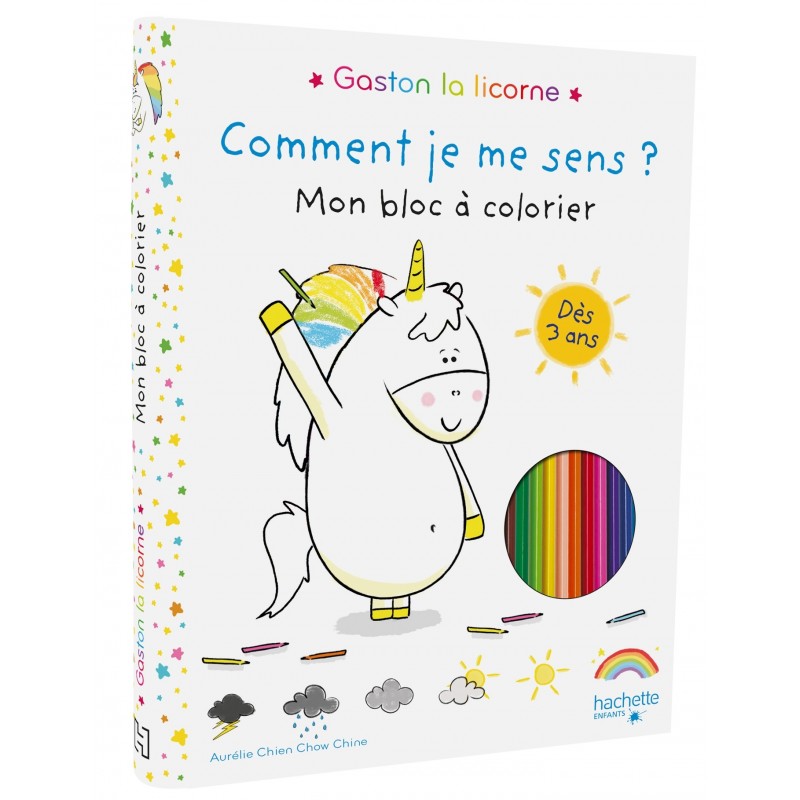 Gaston - Mon bloc à colorier