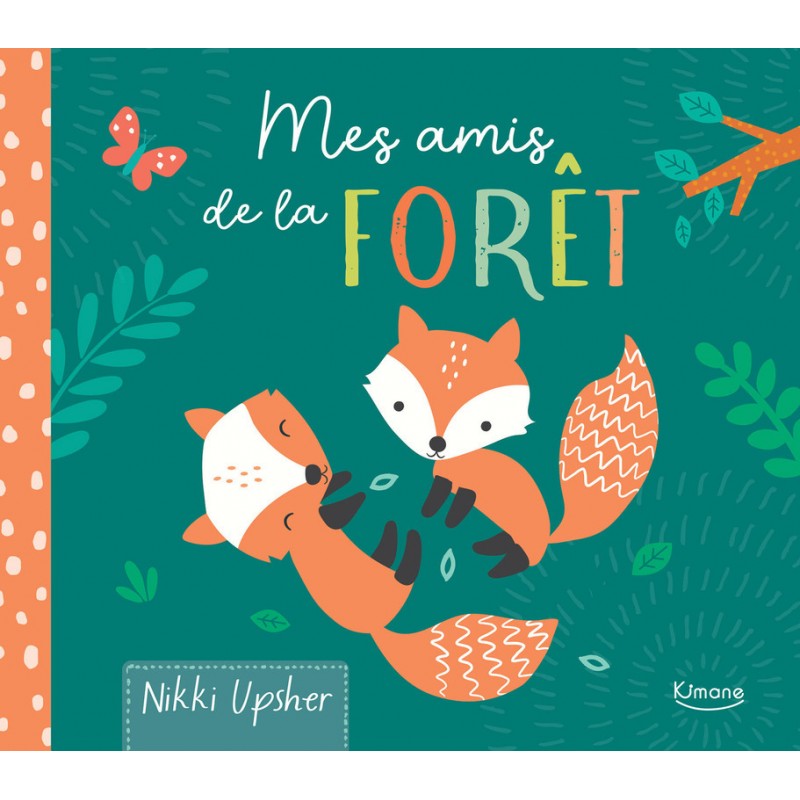 Mes amis de la forêt - Livre en tissu pour bébé