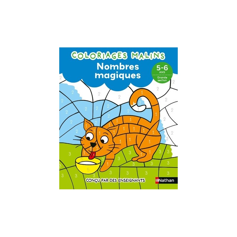 Nombres magiques GS - Coloriages malins