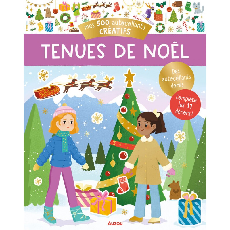 Mes 500 autocollants créatifs - Tenues de Noël