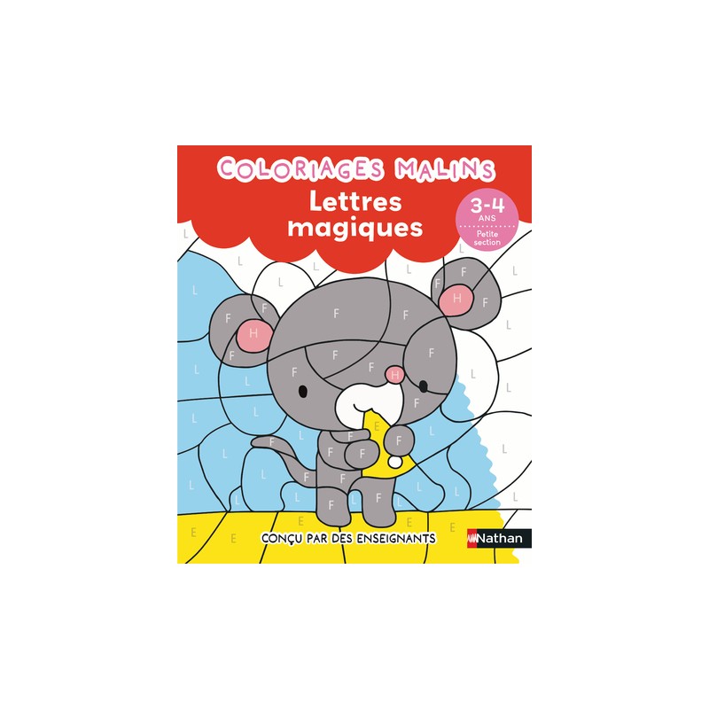 Lettres magiques PS - Coloriages malins