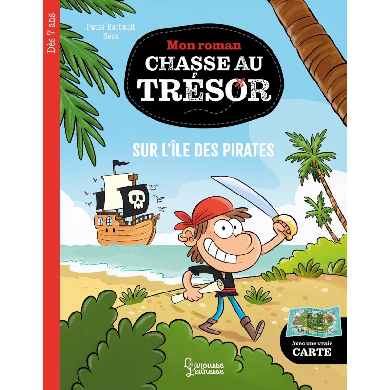 Mon roman CHASSE AU TRESOR - Sur l'île des pirates