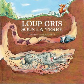 Loup gris sous la terre -...