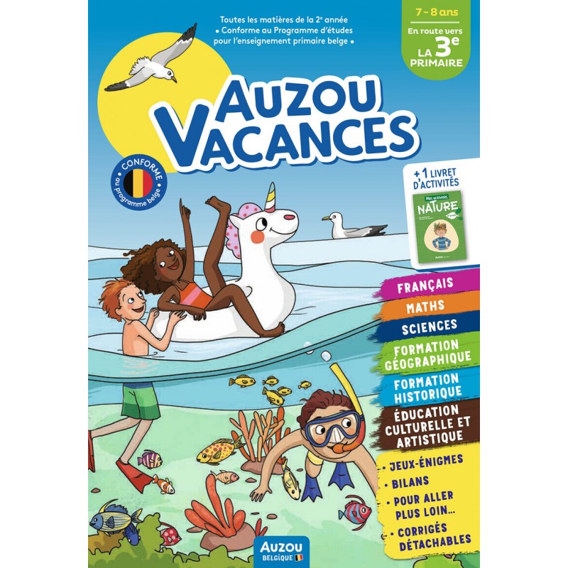 Auzou vacances - En route pour la 3e Primaire