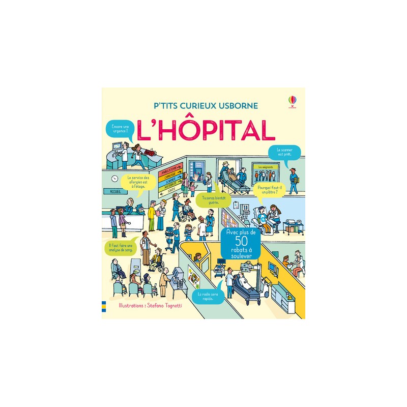 A l'hôpital - P'tits curieux Usborne