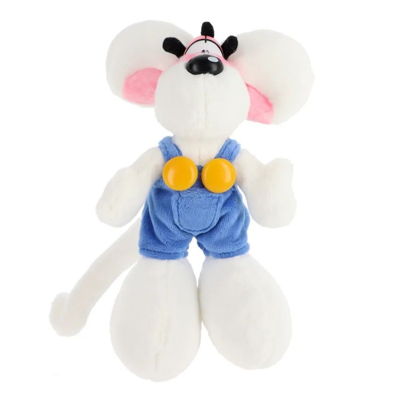 Peluche Diddl en salopette bleue 20 cm