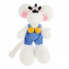 Peluche Diddl en salopette bleue 20 cm