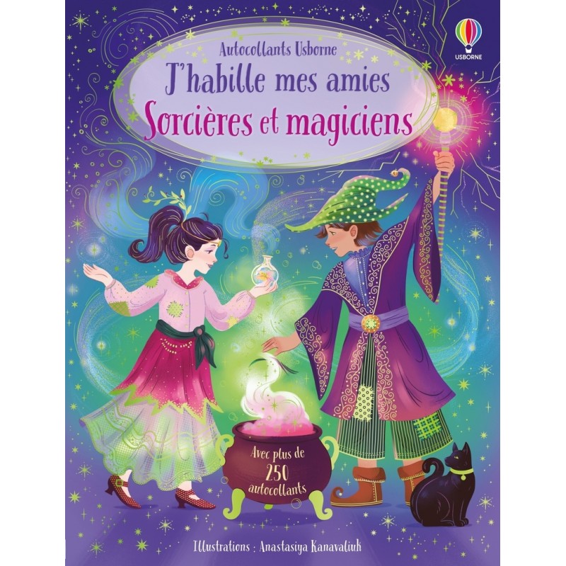 J'habille mes amies - Sorcières et magiciens - Dès 5 ans