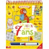 Les jeux de mes 7 ans - bloc avec feutre effaçable