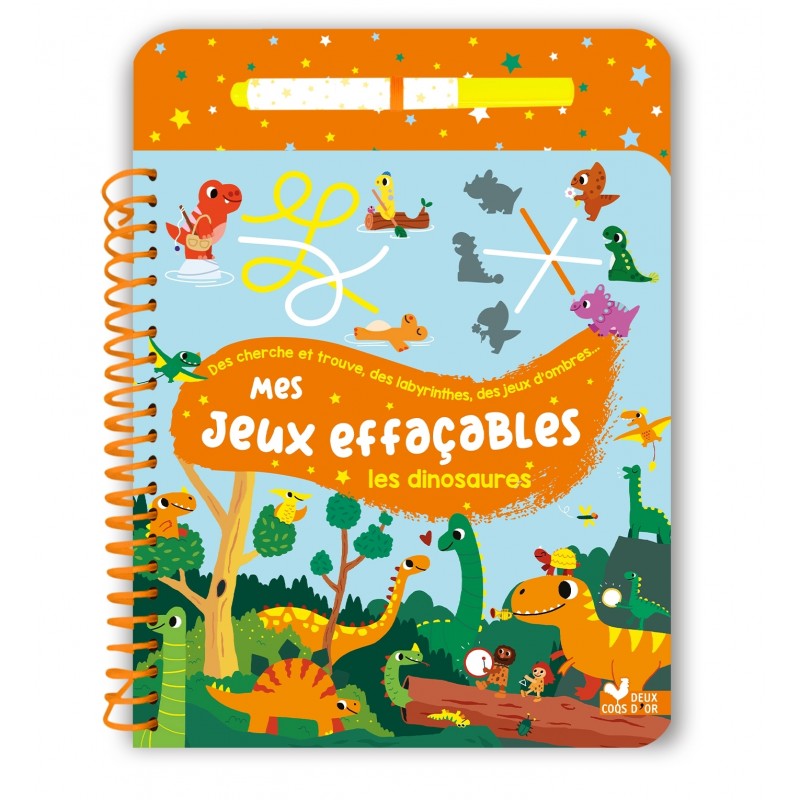 Mes jeux effaçables - Les dinosaures
