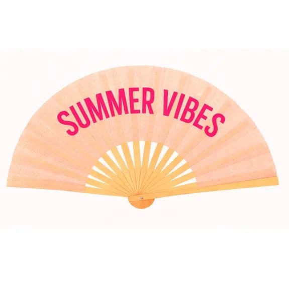 Eventail à paillettes - Summer vibes