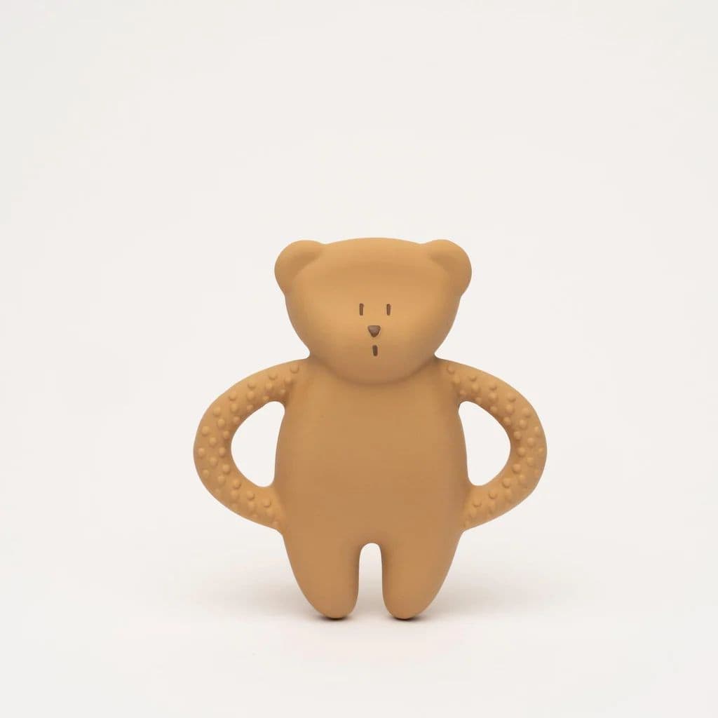 Moonie - Anneau de dentition ours - Cappuccino