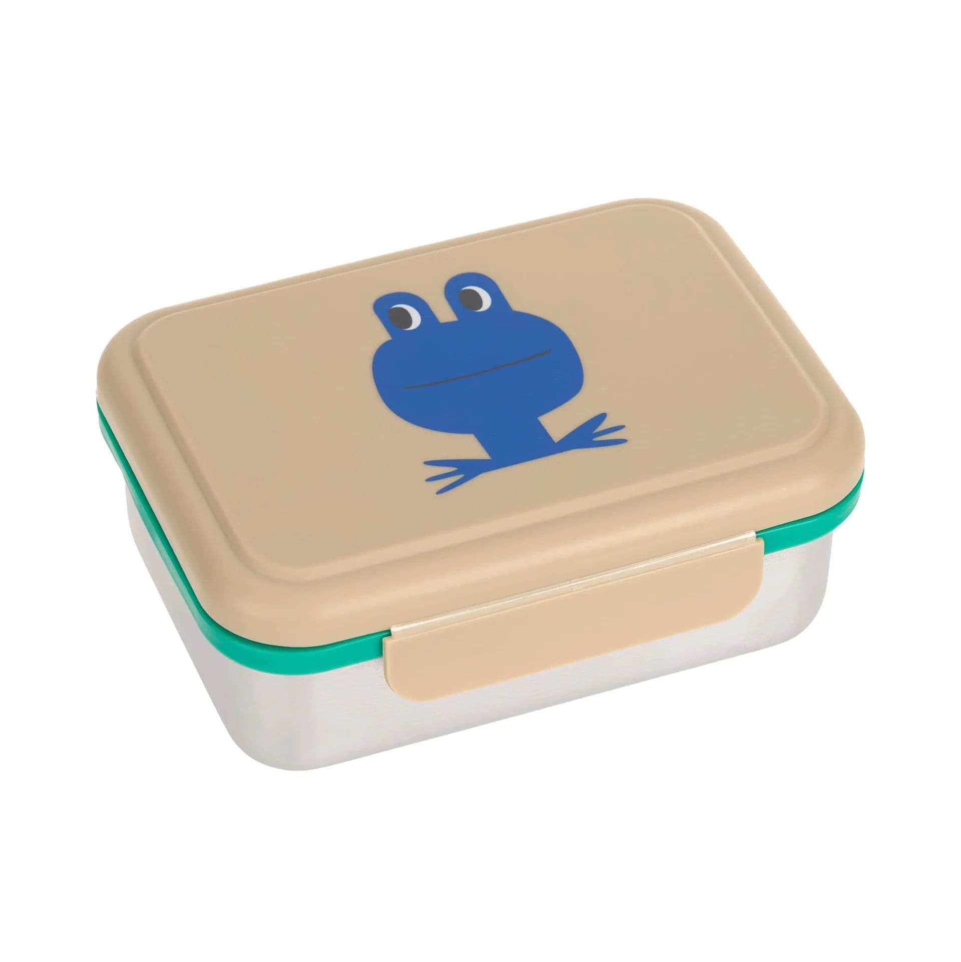 Boite à tartines inox Happy trails - Grenouille