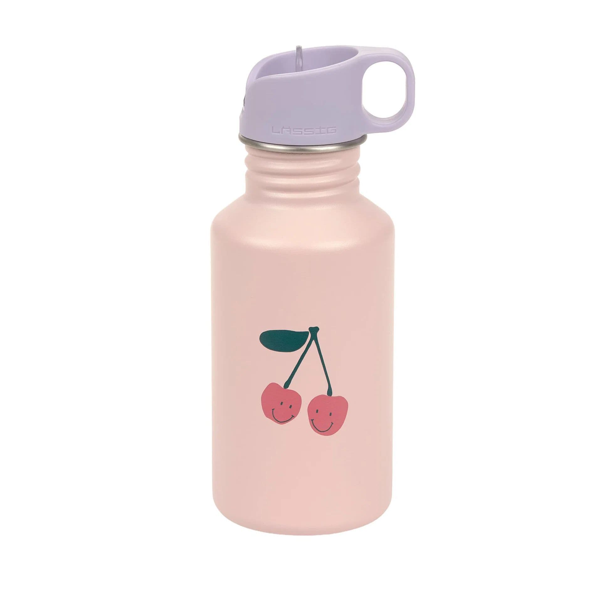 Gourde enfant inox 500 ml - Happy fruits Cerise