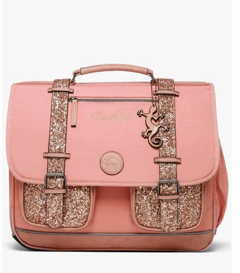 Cartable Vintage Fantasy - Glossy Pink ( 41 cm )